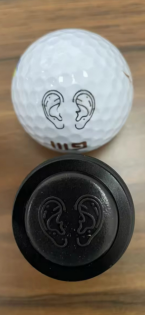 Heard Ya Golf ball stamp