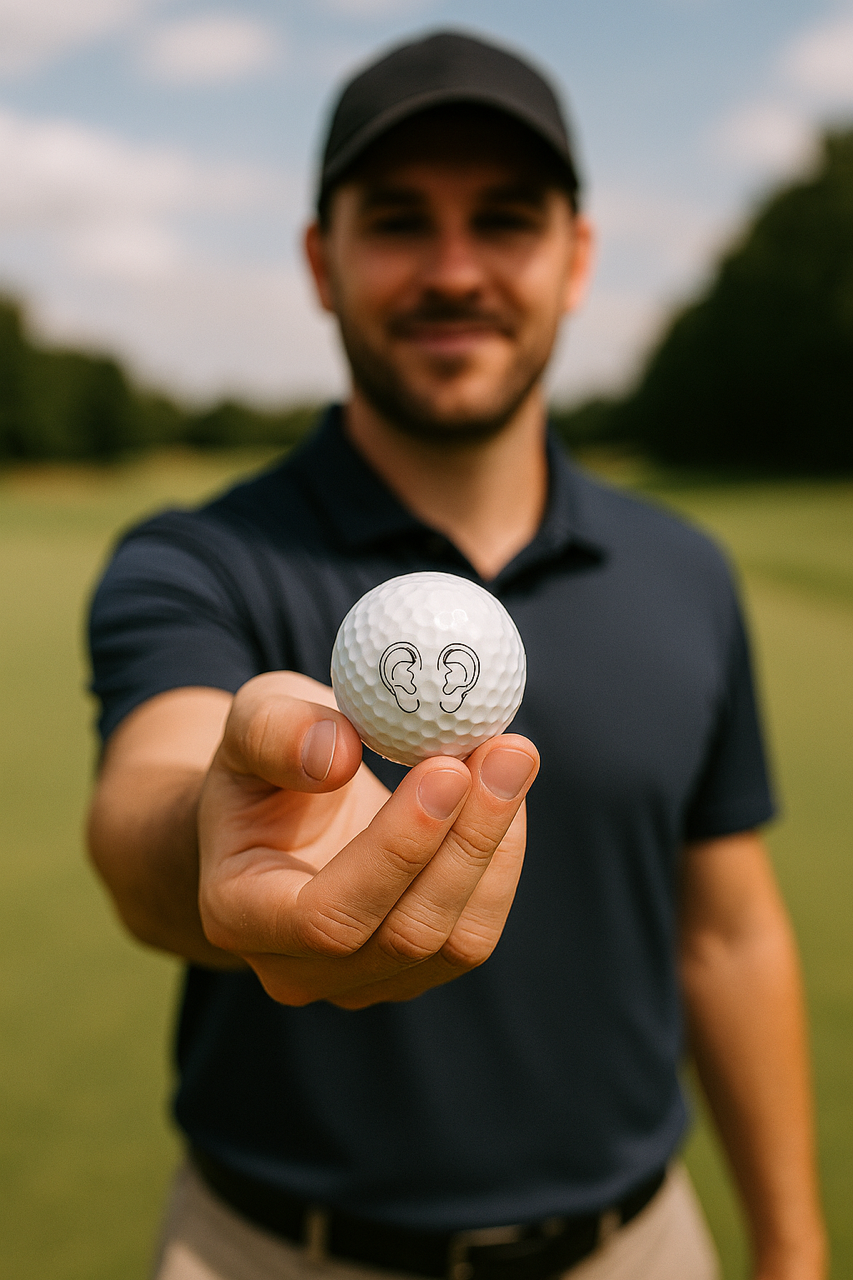 Heard Ya Golf ball stamp